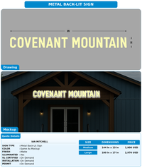 CUSTOM MOCKUP SIGN FOR Ian Mitchell