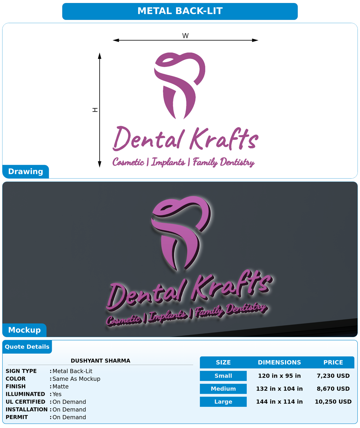 CUSTOM MOCKUP SIGN FOR Dushyant Sharma