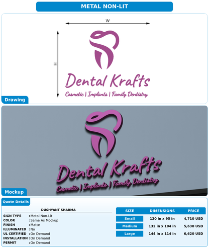 CUSTOM MOCKUP SIGN FOR Dushyant Sharma