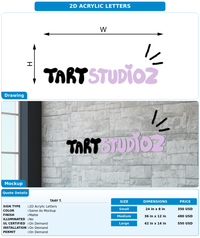 CUSTOM MOCKUP SIGN FOR Taay T.