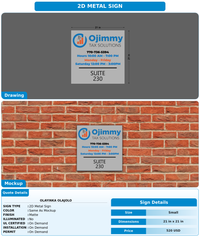 CUSTOM MOCKUP SIGN FOR Olayinka Olajolo