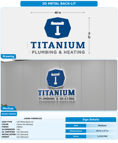 CUSTOM MOCKUP SIGN FOR Laura Fornelius