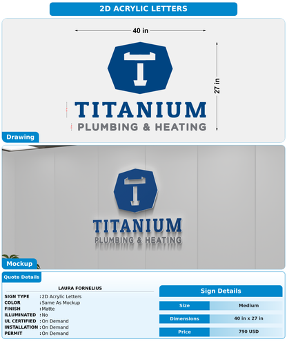 CUSTOM MOCKUP SIGN FOR Laura Fornelius