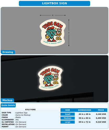 CUSTOM MOCKUP SIGN FOR Kyle Fiore