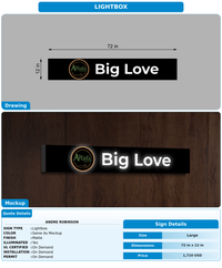 CUSTOM MOCKUP SIGN FOR Andre Robinson