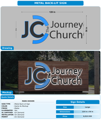 CUSTOM MOCKUP SIGN FOR Mark Hoover