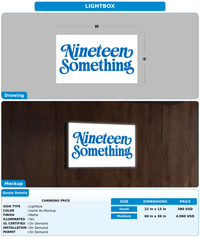 CUSTOM MOCKUP SIGN FOR Channing Price