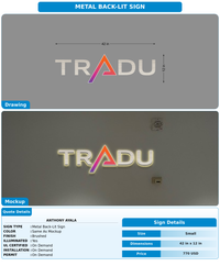 CUSTOM MOCKUP SIGN FOR Anthony Ayala