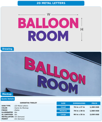 CUSTOM MOCKUP SIGN FOR Samantha Tinsley