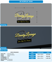 CUSTOM MOCKUP SIGN FOR Irene Hernandez