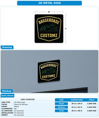 CUSTOM MOCKUP SIGN FOR Cory Sylvester