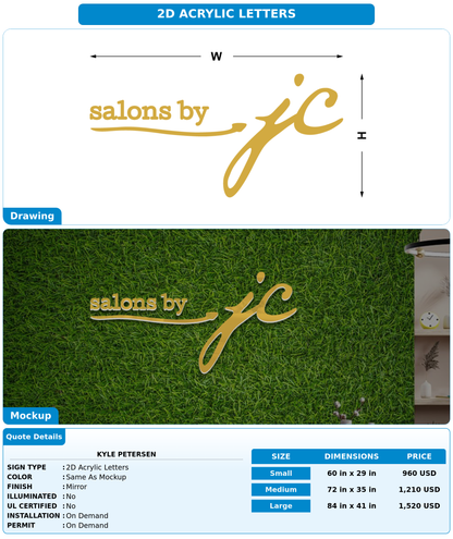CUSTOM MOCKUP SIGN FOR Kyle Petersen
