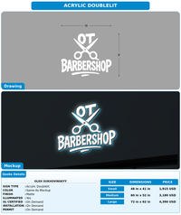 CUSTOM MOCKUP SIGN FOR Oleh Sukhovinskyy