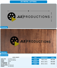 CUSTOM MOCKUP SIGN FOR Jules Legacy