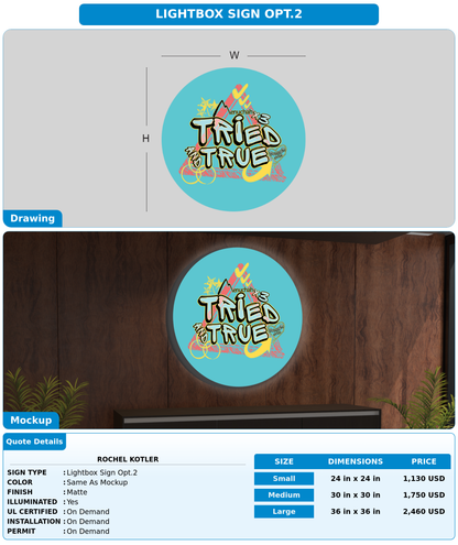 CUSTOM MOCKUP SIGN FOR Rochel Kotler
