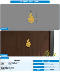 CUSTOM MOCKUP SIGN FOR Ava Djafar