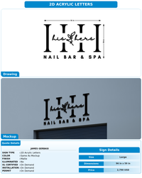 CUSTOM MOCKUP SIGN FOR James Gerbasi