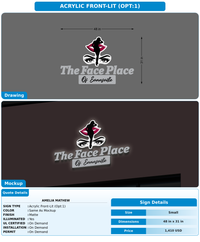 CUSTOM MOCKUP SIGN FOR Amelia Mathew