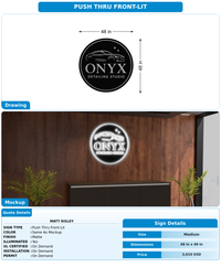 CUSTOM MOCKUP SIGN FOR Matt risley