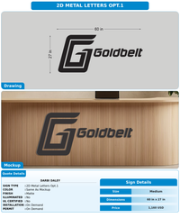 CUSTOM MOCKUP SIGN FOR Darbi Daley