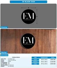 CUSTOM MOCKUP SIGN FOR Yurena Driggs
