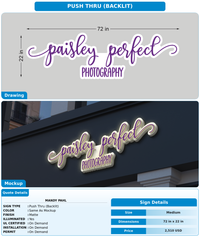 CUSTOM MOCKUP SIGN FOR Mandy Pahl