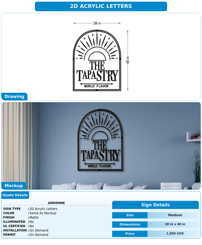CUSTOM MOCKUP SIGN FOR adrienne