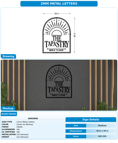 CUSTOM MOCKUP SIGN FOR adrienne