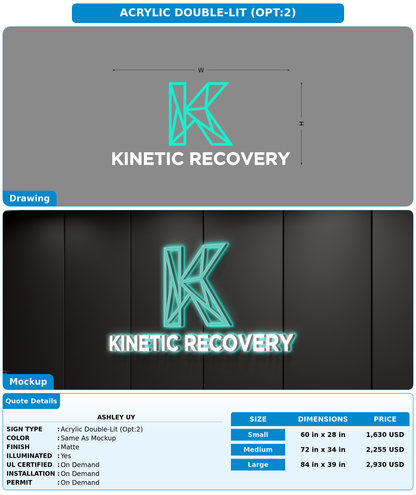 CUSTOM MOCKUP SIGN FOR Ashley Uy