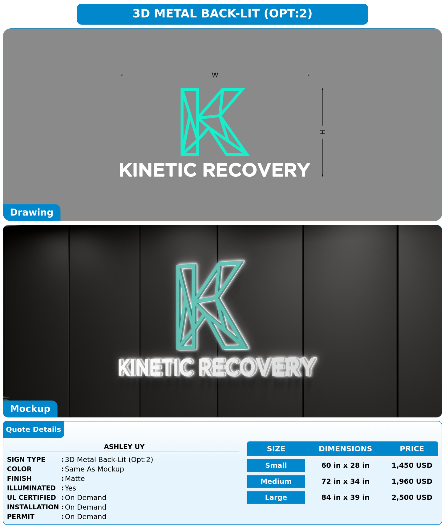 CUSTOM MOCKUP SIGN FOR Ashley Uy