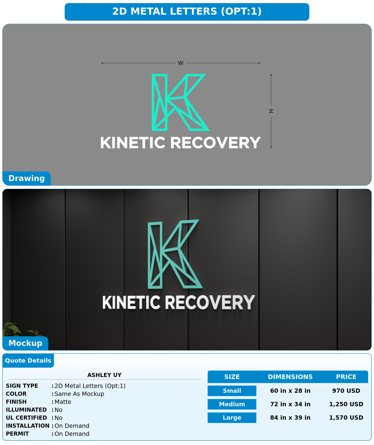 CUSTOM MOCKUP SIGN FOR Ashley Uy