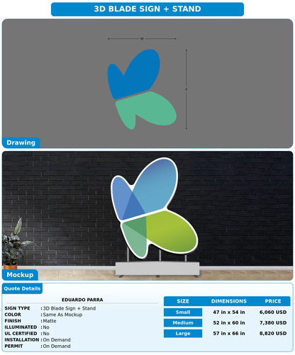 CUSTOM MOCKUP SIGN FOR Eduardo Parra