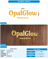 CUSTOM MOCKUP SIGN FOR Antonio Teruel