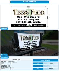CUSTOM MOCKUP SIGN FOR Brenda L Pope