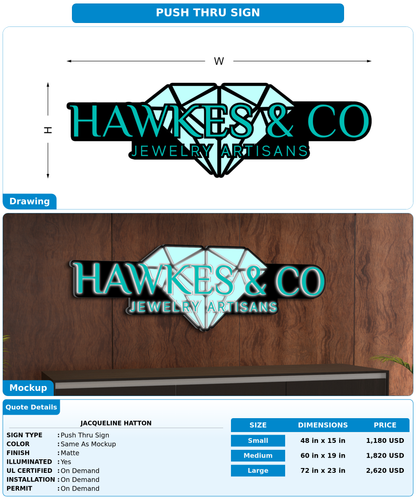 CUSTOM MOCKUP SIGN FOR Jacqueline Hatton