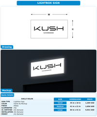 CUSTOM MOCKUP SIGN FOR Shelly Rolon