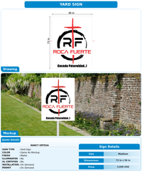 CUSTOM MOCKUP SIGN FOR Nancy Ortega