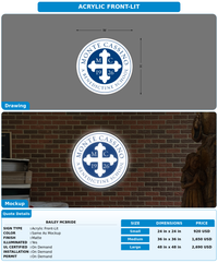 CUSTOM MOCKUP SIGN FOR Bailey McBride