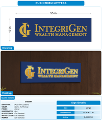 CUSTOM MOCKUP SIGN FOR Sherry
