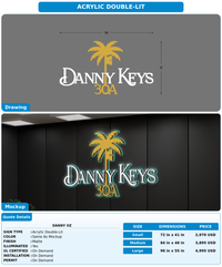 CUSTOM MOCKUP SIGN FOR Danny oz