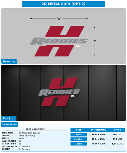 CUSTOM MOCKUP SIGN FOR Greg Holsworth