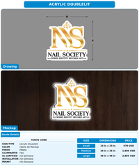 CUSTOM MOCKUP SIGN FOR travis cribb
