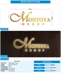 CUSTOM MOCKUP SIGN FOR Raul Ruiz
