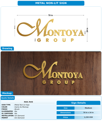 CUSTOM MOCKUP SIGN FOR Raul Ruiz