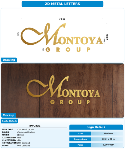 CUSTOM MOCKUP SIGN FOR Raul Ruiz