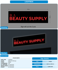 CUSTOM MOCKUP SIGN FOR Sylvie NKAFU