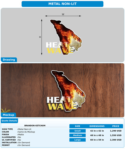 CUSTOM MOCKUP SIGN FOR Brandon ketchum
