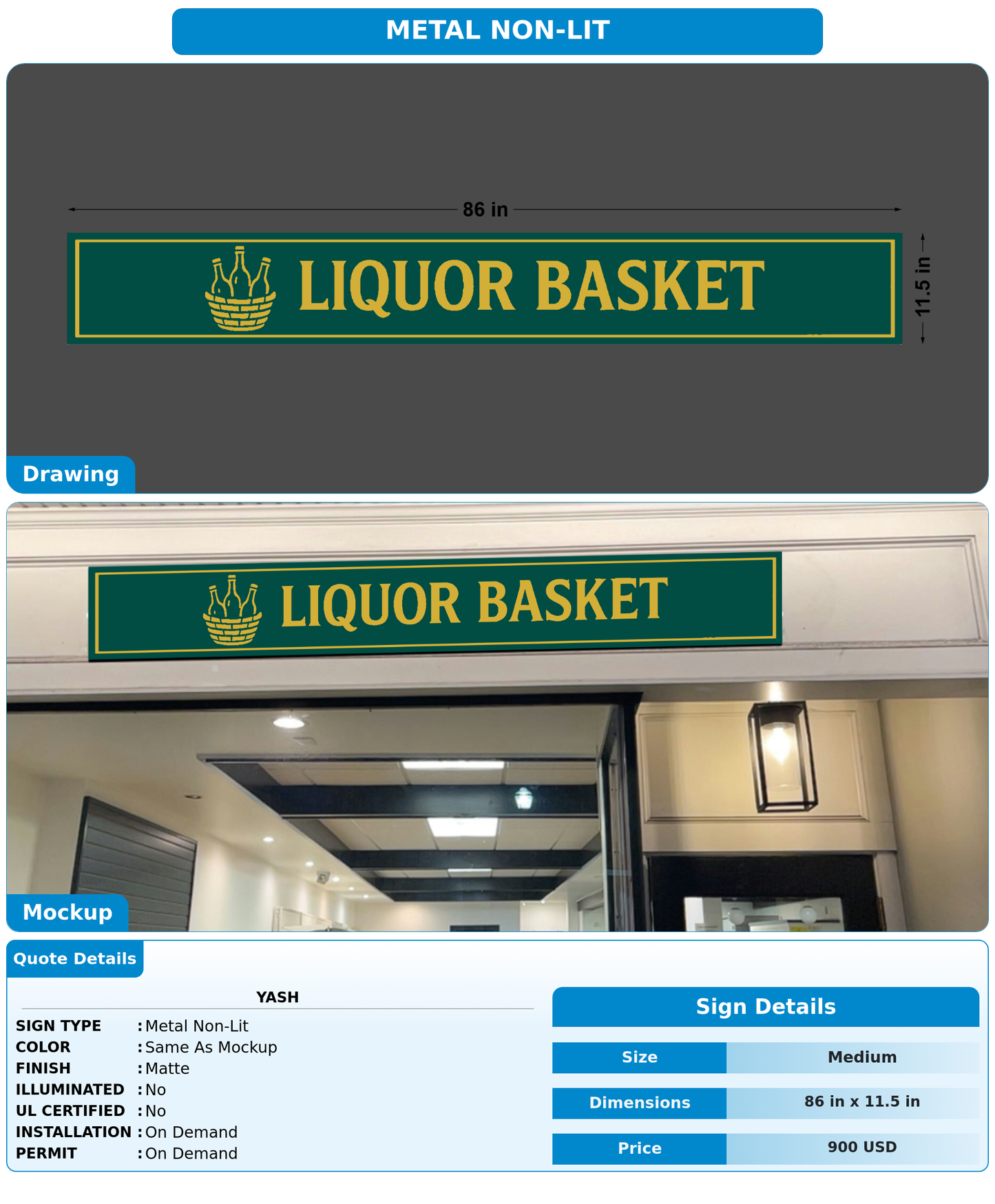 CUSTOM MOCKUP SIGN FOR Yash