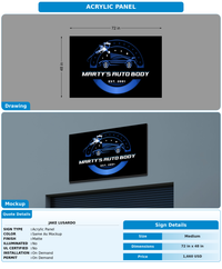 CUSTOM MOCKUP SIGN FOR Jake Lusardo