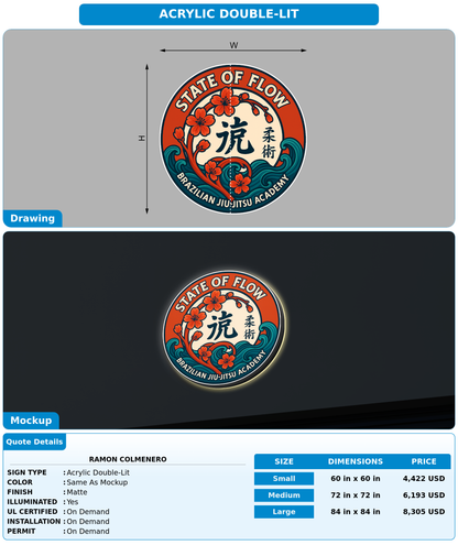 CUSTOM MOCKUP SIGN FOR Ramon colmenero
